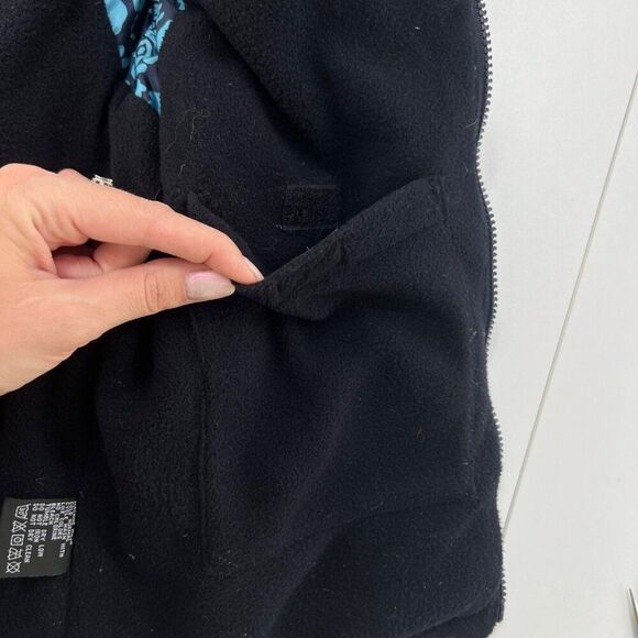 Ralph Lauren Polo Jeans Co. Women's Floral Goose Down Puffer Vest Blue Size Smal - Picture 12 of 13